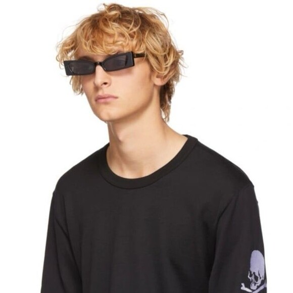 Robert & Fraud Geraldine Black Micro Sunglasses main image 5